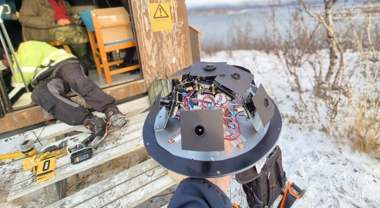 meteorkamera installeras i Abisko