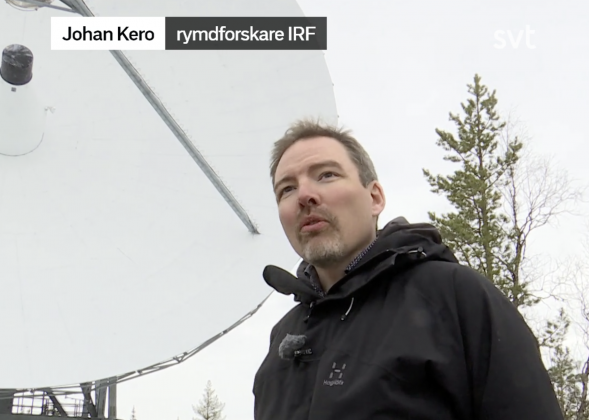 IRF-forskaren Johan Kero i media om de vetenskapliga möjligheterna med EISCAT_3D