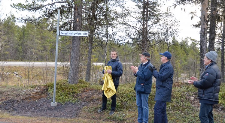 Namngivning Bengt Hultqvists väg.