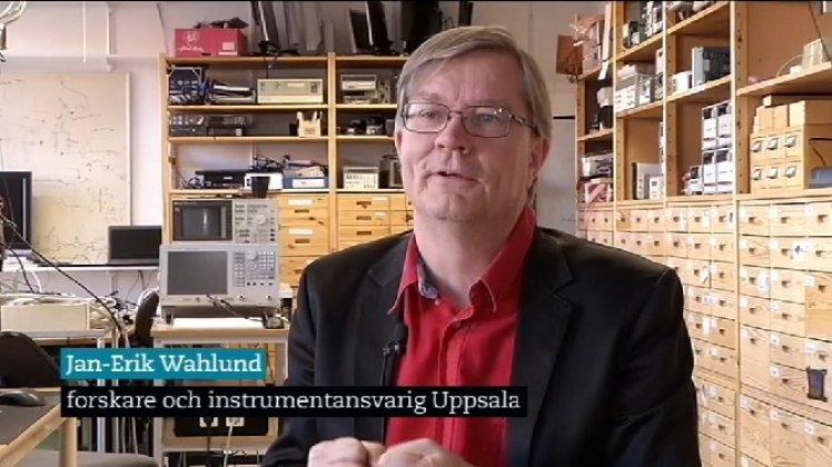 IRF:s Jan-Erik Wahlund intervjuas om Saturnus och rymdsonden Cassini