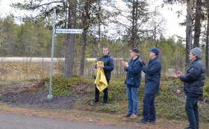 Namngivning Bengt Hultqvists väg.