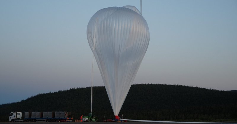 Lyckade observationer av nattlysande moln för atmosfärforskare i Kiruna